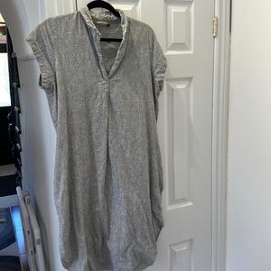 Hutchinson Linen Dress with Pockets - Size L